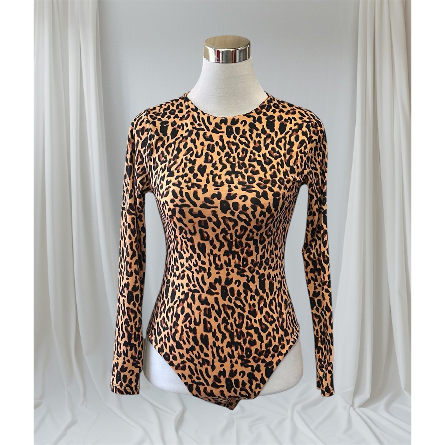 Basic Animal Print Bodysuit
