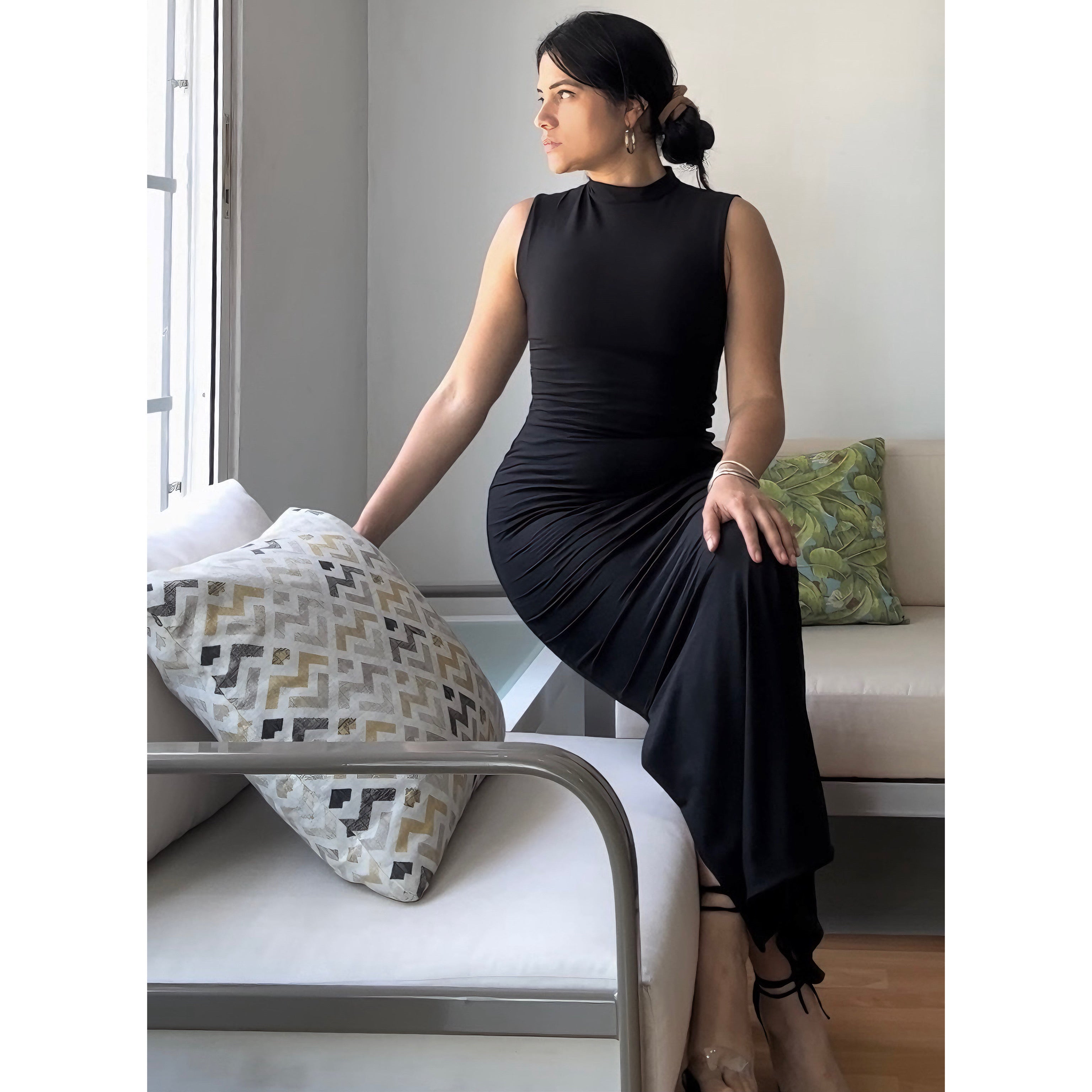 Maxi Dress With Collar