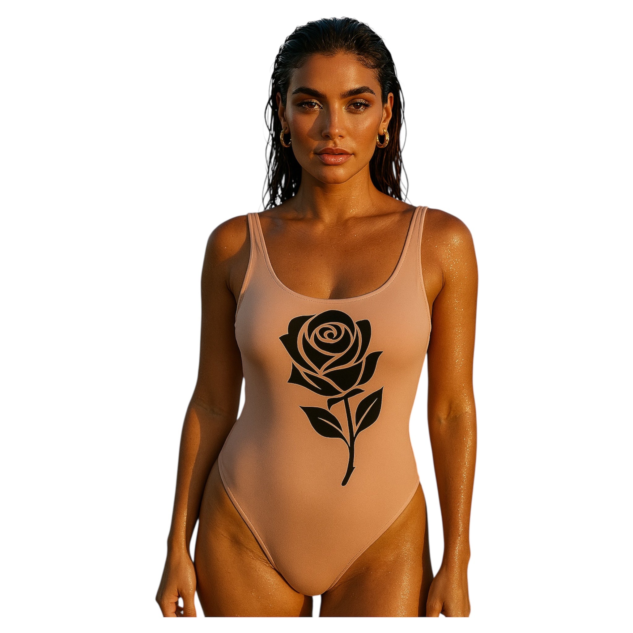 Body/Traje De Baño Rose